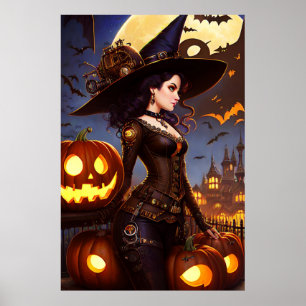 Steampunk Witch 3 Poster
