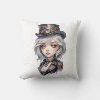 SteamPunk Woman Cushion