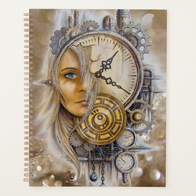 Steampunk Women in Time Planner (Front)