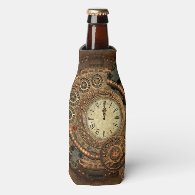 Steampunk, wonderful clockwork bottle cooler (Bottle Front)