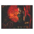 Steampunk, wonderful steampunk lady in the night