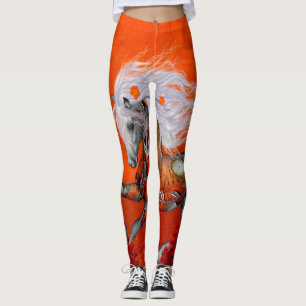Steampunk, wonderful wild steampunk horse leggings