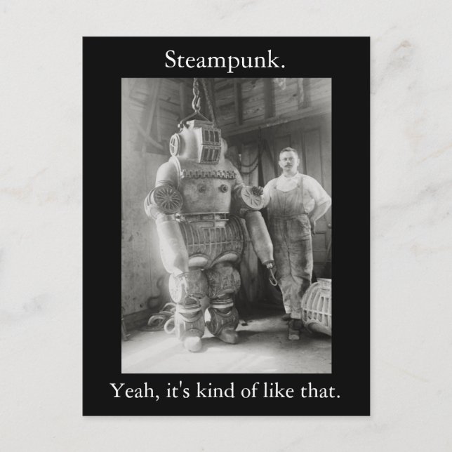 Steampunk. Yeah, it's kind of like that. v2 Postcard (Front)