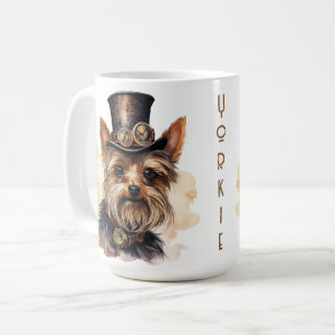 Steampunk Yorkshire Terrier Dog Coffee Mug