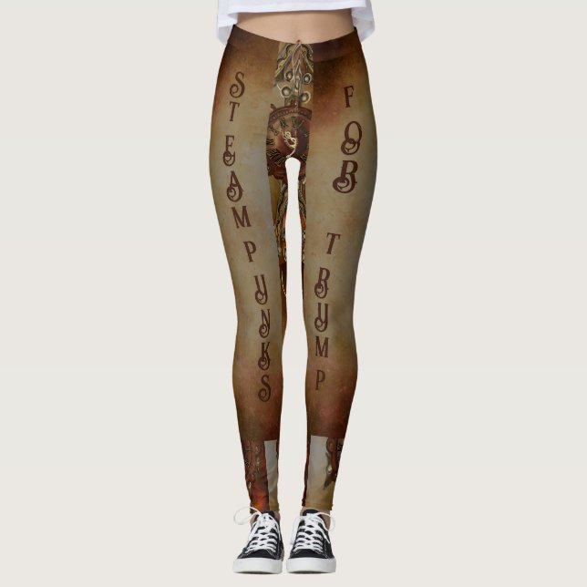 STEAMPUNKS FOR TRUMP LEGGINGS (Front)