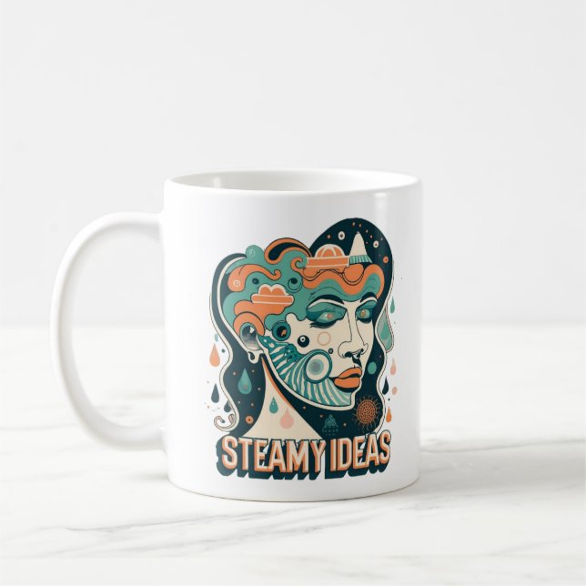 Steamy ideas coffee Mug & cup  (Left)
