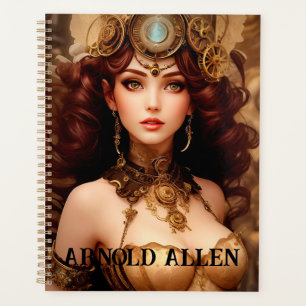 STEAMY STEAMPUNK LADY PLANNER