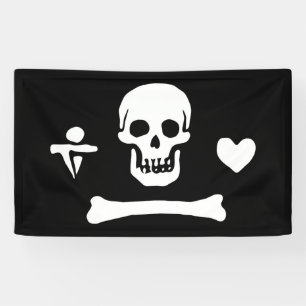 Stede Bonnet Pirate Flag Jolly Roger Banner