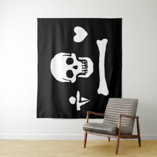 Stede Bonnet Pirate Flag Jolly Roger Tapestry