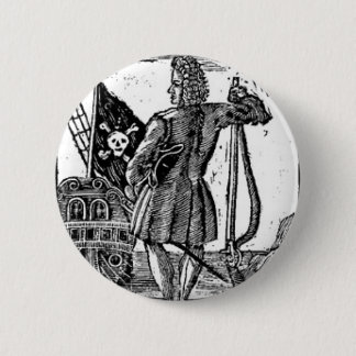 Stede Bonnet Pirate Portrait 6 Cm Round Badge