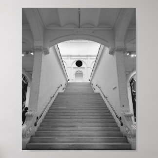 Stedelijk Museum Staircase Amsterdam Poster