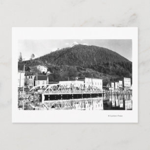 Stedman Street Bridge and Deer Mountain, Postcard