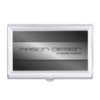 Steel / Aluminium Effect Business Card Holder