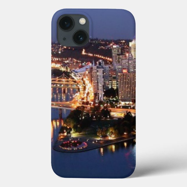 Steel and Indigo Sandwich Case-Mate iPhone Case (Back)