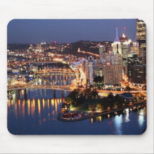 Steel and Indigo Sandwich Mouse Pad
