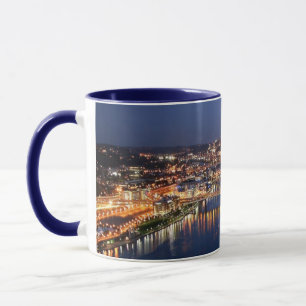 Steel and Indigo Sandwich Mug