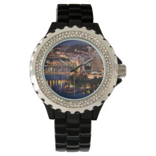 Steel and Indigo Sandwich Watch