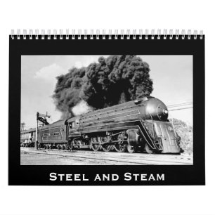 Steel and Steam - Customisable for Year Calendar