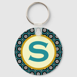 steel belted Monogram Key Ring