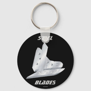 Steel Blades Key Ring