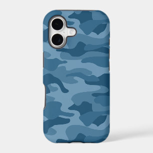 Steel Blue Monocolor Camo