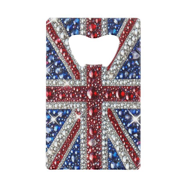 Steel Bottle Opener with British Colours (Front)