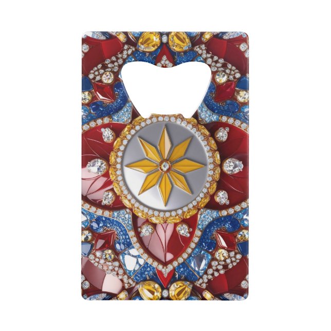 Steel Bottle Opener with Colombian Colours (Front)