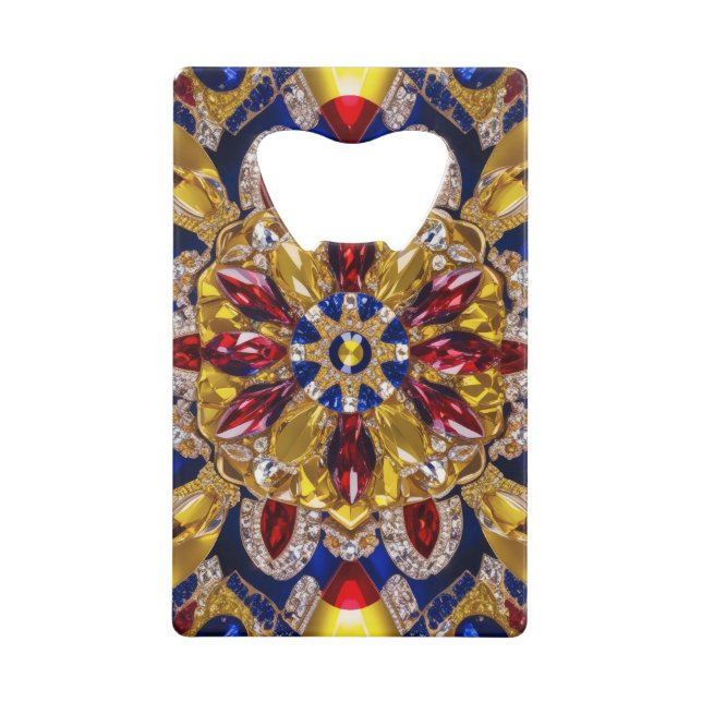 Steel Bottle Opener with Colombian Colours (Front)