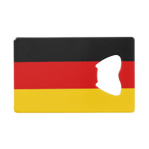 Steel Bottle Opener with flag of Germany