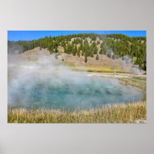 Steel Bridge Pool, Yellowstone National Park Poster