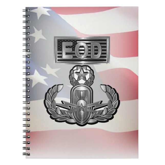 Steel Design Master Explosive Ordnance disposal Notebook (Front)