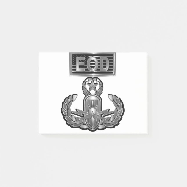Steel Design Master Explosive Ordnance disposal Post-it Notes (Front)