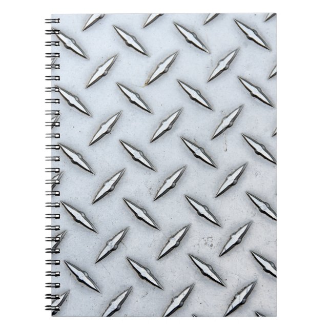 Steel Diamond Plate Notebook (Front)