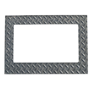 Steel Diamond Plated Magnetic Picture Frame