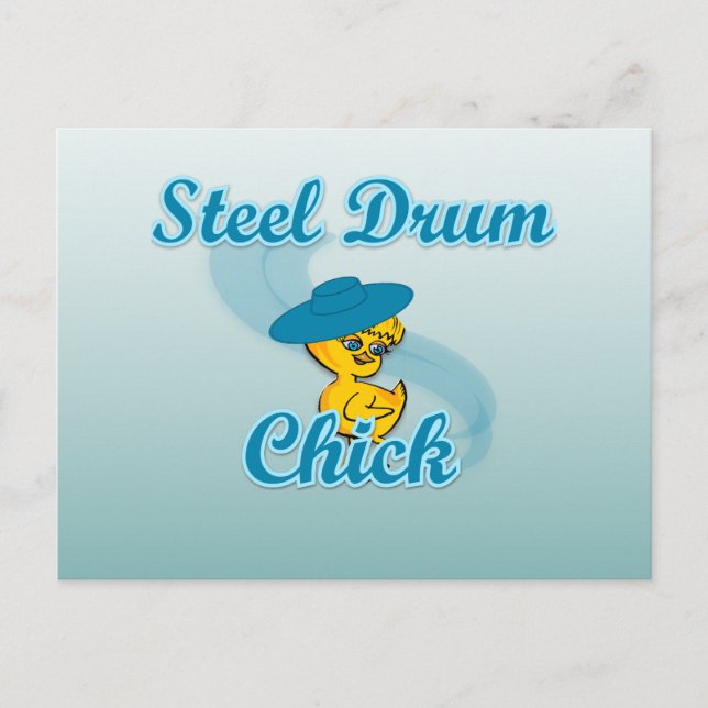 Steel Drum Chick #3 Postcard (Front)