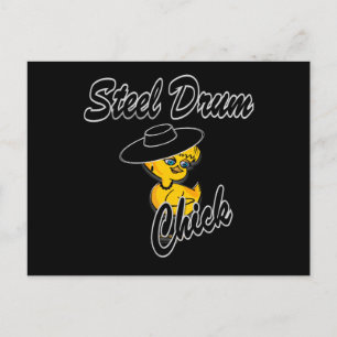 Steel Drum Chick #4 Postcard