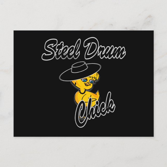Steel Drum Chick #4 Postcard (Front)