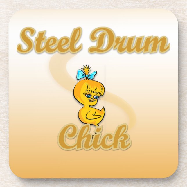 Steel Drum Chick Coaster (Front)