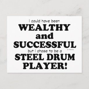 Steel Drum Wealthy & Successful Postcard