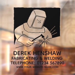 Steel Fabricating & Welding Window Cling