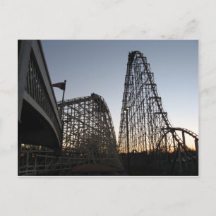 Steel Force and Thunderhawk Dorney Park Postcard