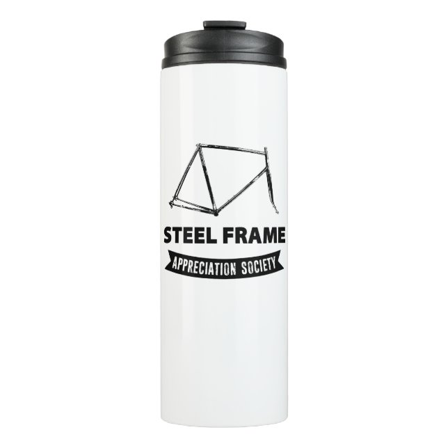 Steel Frame Bike Appreciation Society Thermal Tumbler (Front)