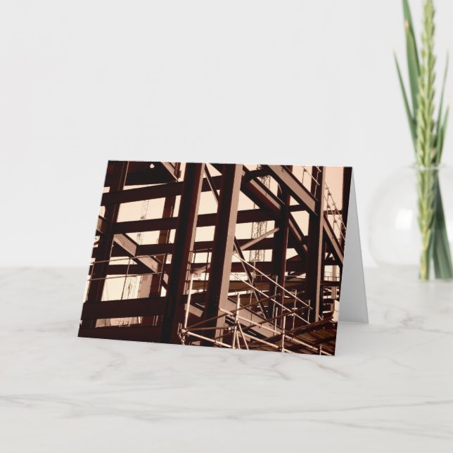 Steel Frame Construction Card (Front)