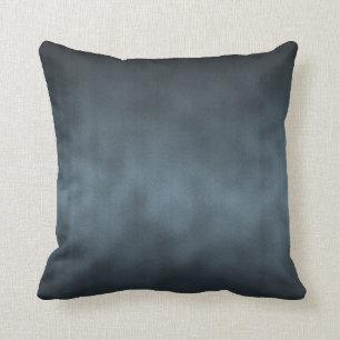Steel Gray Gothic Ombre Background Art Cushion