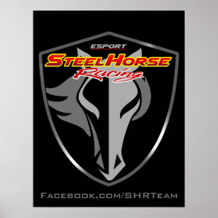 Steel Horse Racing Team Poster