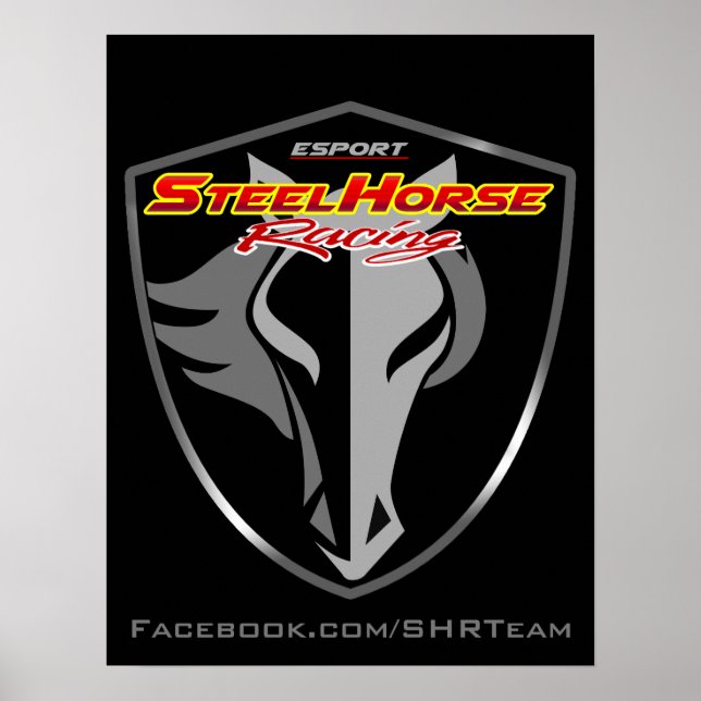 Steel Horse Racing Team Poster (Front)