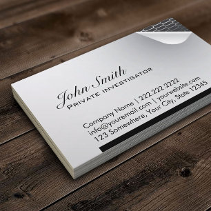 Steel Inside Investigator Business Card