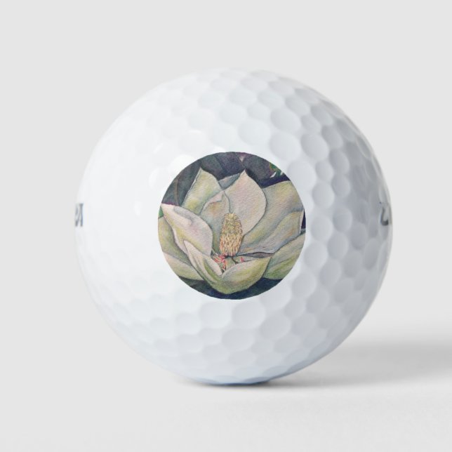 Steel Magnolia Golf Balls (Front)
