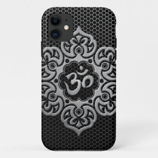 Steel Mesh Floral Om iPhone 11 Case