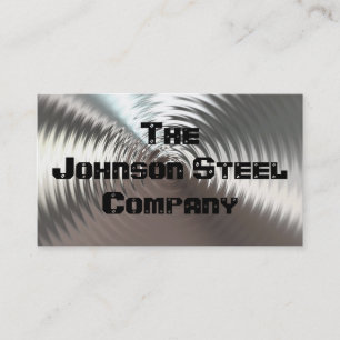 Steel Metal Business Cards